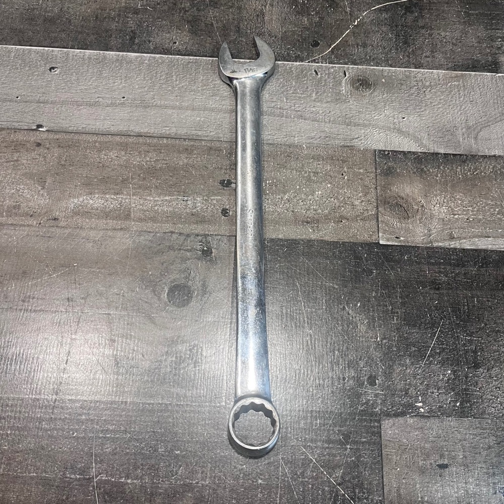 Snap-on OEX34 1-1/16" Combination Wrench 12-Point Flank Drive USA Made Chrome